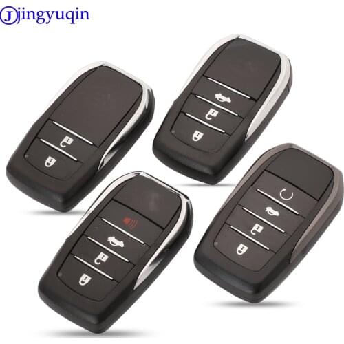 Jingyuqin 2/3/4 Buttons Remote Car Key Shell Cover Case For Toyota Chr C-hr Land Cruiser 200 Avensis Auris Corolla Smart Key