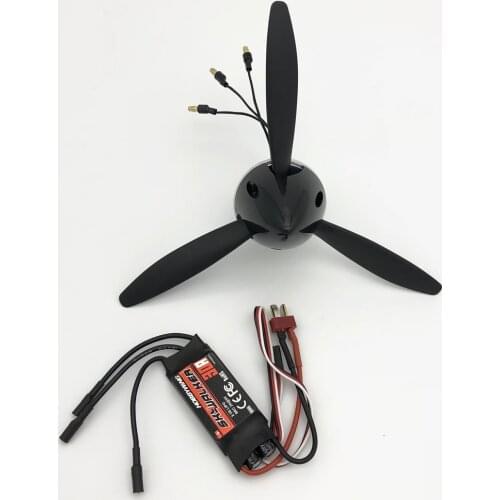 8060 8x6x3 Blade Propeller with motor ESC power system for RC scale warbird plane DIY