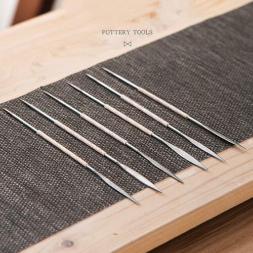 Spout knife, pottery tool for processing spouts or drawing and cutting mud