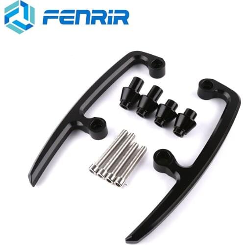 FENRIR Motorcycle Tail Handrail CNC Aluminum Rear Grab Handle Armrest Passenger Arm Rests For Kawasaki Z650 2017 2018