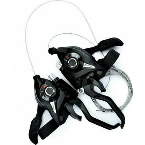 1Pair ST-EF51 gear shifter/brake lever 3 x 7/8 speed or set black v-brake for Road Mountain Bike Shift Levers Bike Handlebar