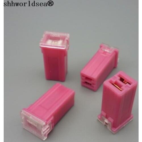 Shhworldsea 100PCS with high quality 30A car fuse link auto fuse link PAL Pacific Automotive link female fuse connector