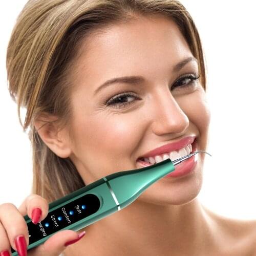 Electric Ultrasonic Scaler High-Frequency Vibration Removes Stains and Plaque on Teeth Cleans Oral Hygiene Tools Teeth Whitening