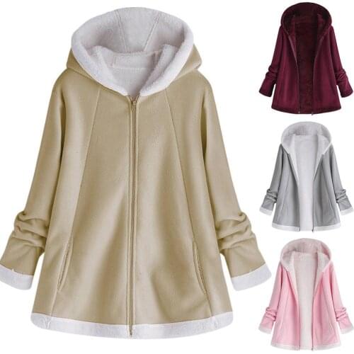Women Winter Coat Plus Size Long Cardigan Hooded Long Sleeve Casual Sweaters Female Loose Coat Warm sweater pocket coat