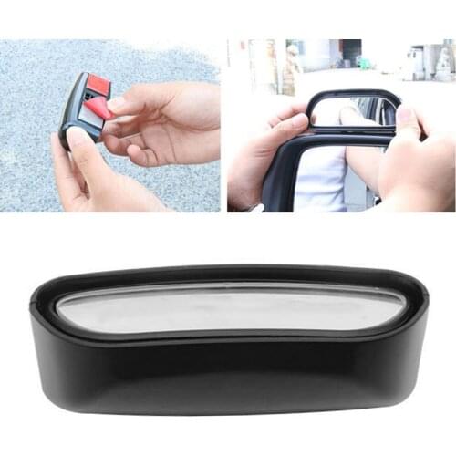 1PC Mini Rearview Car Mirror Assitant Wide Angle Trapezoid Blind Spot Side Rear View Mirror Rain Shade Auto Accessories