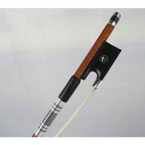 1pc strong Pernambuco violin bow 4/4,copper Mounted,ebony bow frog