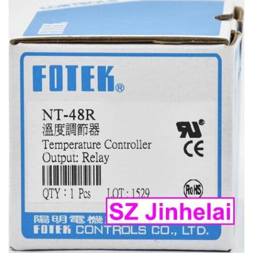 100% Authentic original FOTEK Temperature controller NT48-R (NT-48) 90-265VAC Relay output