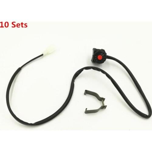 10x Universal Start Horn Switch Kill Switch for motorcycle dirt bike pit bike 7/8 inch 22mm Kill Stop ATV 12V DC On-Off Buttons