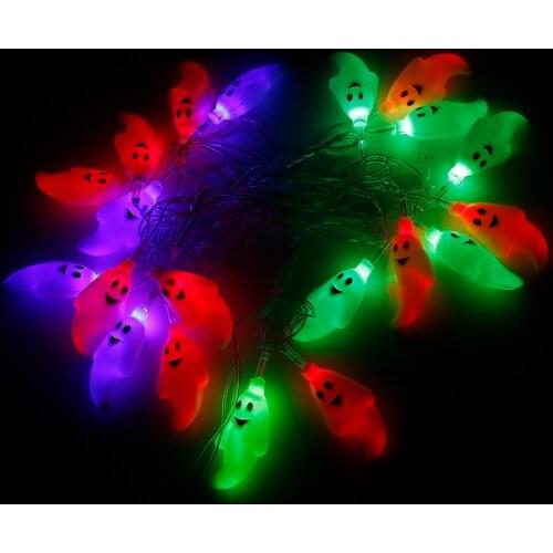 2PCS Ghost Eyes String 3.5M 20Led Light Night Light Party Fairy Atmosphere Bedroom Halloween Decoration Ghost Lamp With EU Plug