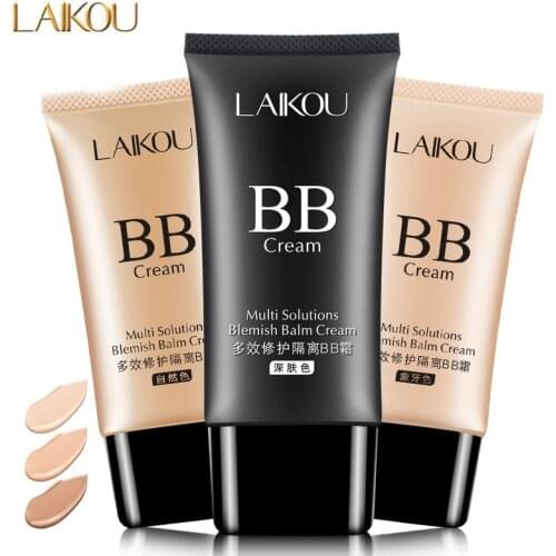 LAIKOU BB Cream Perfect Cover Cremes BB Original Whitening Korean CC Cream Concealer Isolation Makeup Moisturizing Oil-control