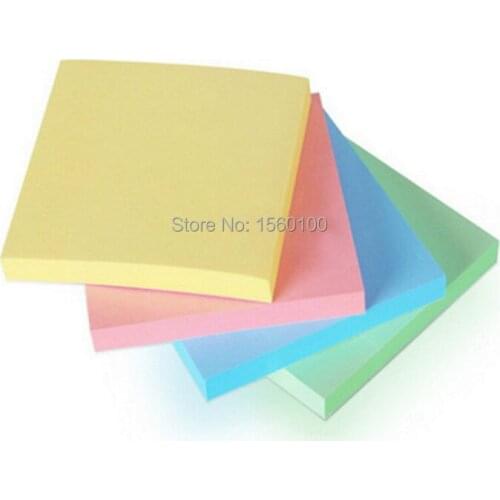 Free Shipping (400sheet/set) office supplies sticky memo pad multicolour paper cubic notes message paper n times stickers