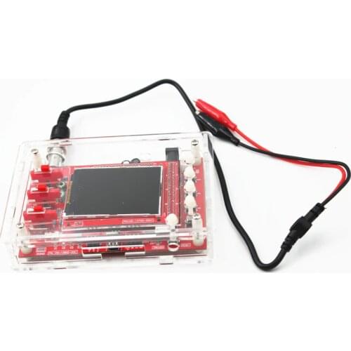 DSO FNIRSI-138 2.4" TFT Pocket-size Digital Oscilloscope Kit DIY Parts Handheld + Acrylic DIY Case Cover Shell