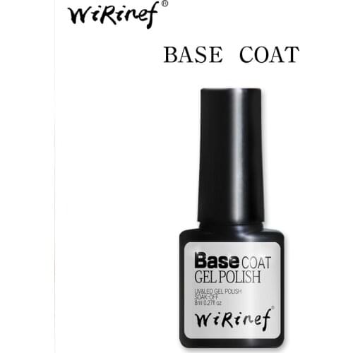 Nail Polish TOP &BASE COAT UV&LED GEL POLISH More Solid More Transparent Scratch Proof Gel Nail Polish Nail Art Decoration CA2