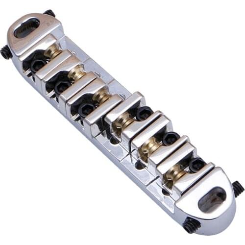 New Guitar Bridge Saddle Roller Locking Chrome For GB LP 6 string 2020