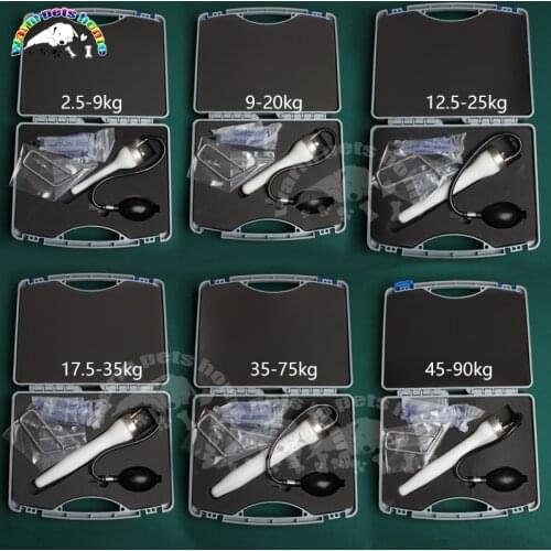 Dog Artificial Insemination Kit Medical Silicone Canine Artificial Penis 6 sizes Dog AI kits Veterinary Equipment