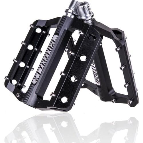 Mountain Bike Pedals Aluminum Alloy CNC Pedals Chrome-molybdenum Steel Shaft Bearing Pedals Wide Foot Pedals