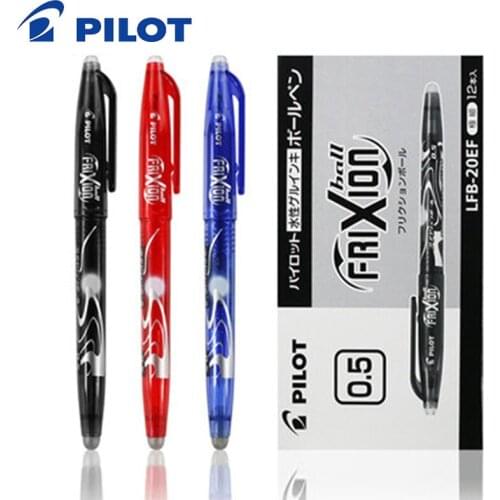 PILOT 8 Pcs/lot Frixion Pen LFB-20EF Erasable Gel Ink Pen Medium Tip 0.5mm LFB-20EF Pen Used For Office & School Pen