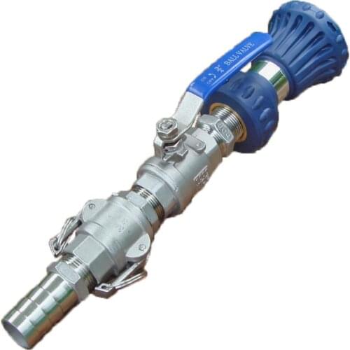 Stainless steel water gun sprinkler switch hose quick joint large flow fire water sprinkler