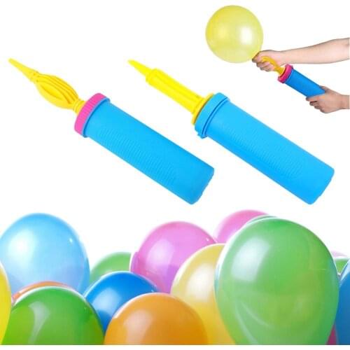 1Pcs Balloon Pump Plastic Hand Held Needle Inflator Air Pump Christmas Valentine Wedding Birthday Party Balloon Accessories