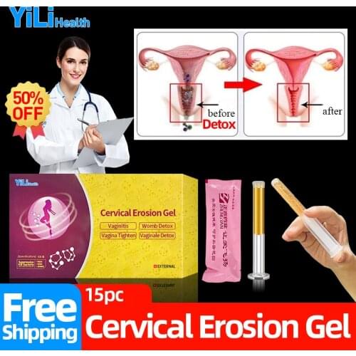 Cervical Erosion Women Gynecological Vaginitis Treatment Vaginal Tighten Gel After Postpartum Vaginale Hygiene Womb Detox