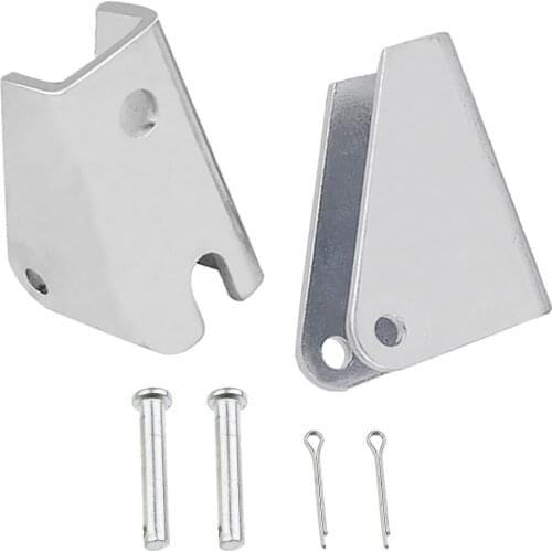 1 Pair Metal Chassis DC Motor Linear Actuator Mounting Fixed Bracket #1