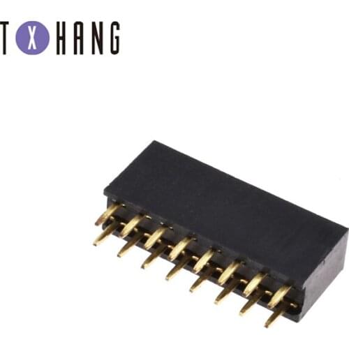10/20/50/100PCS 2X8Pin Double Row Straight Female Pin Header Connector diy electronics