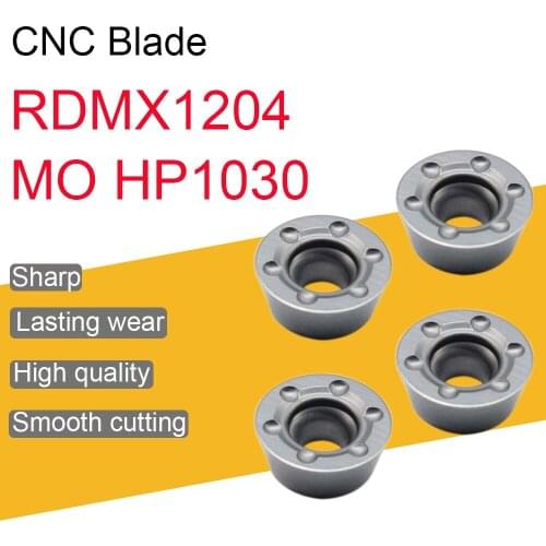 10PCS RDMX1204 MO HP1030 Carbide Inserts High Quality RDMX12 Milling Blade Machining Lathe Cutting Tool Accessories