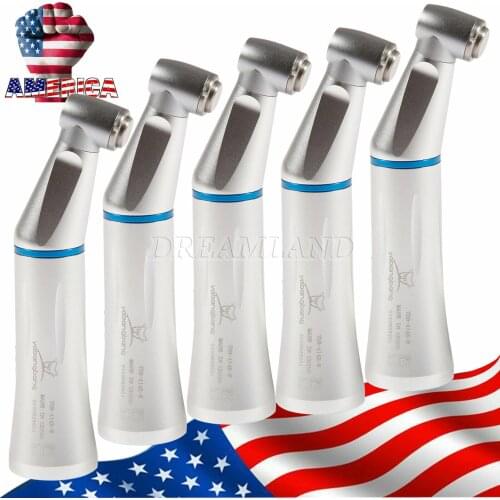 5 PCS Kavo Style Dental Low Speed Contra Angle Handpiece Push Button Inner Water WY