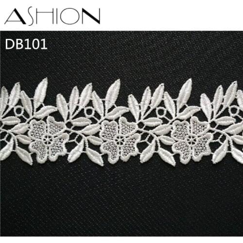 6 yards 60MM Embroidered white Lace trim DIY skirt hem Dance costumes Garment Accessories LP-DB101