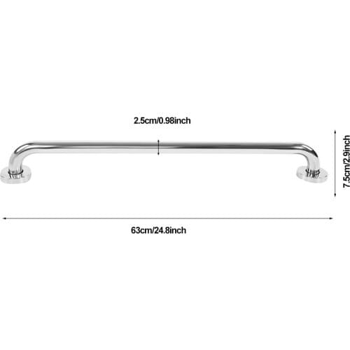 60cm Thicken Stainless Steel Bathroom Bathtub Grab Bar Safety Hand Rail for Bath Shower Toilet