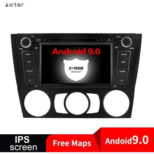 AutoRadio Android 9.0 Car DVD Player For BMW 1 Series E81/E82/E87/E88 2004-2013 GPS Navigation BT 4G head unit multimedia player