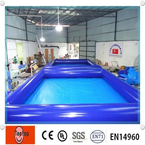 Free Shipping 6*6m Cheap Inflatable Outdoor Square Pool Inflatable Swimming Pool for Outdoor Sports