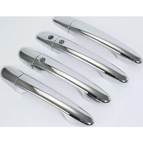 For Mazda CX-5 CX5 2017 2018 Car Styling Side Door Body Handle With or No Sensor Smart Key Hole Cover Trim Accessories 8Pcs/Set