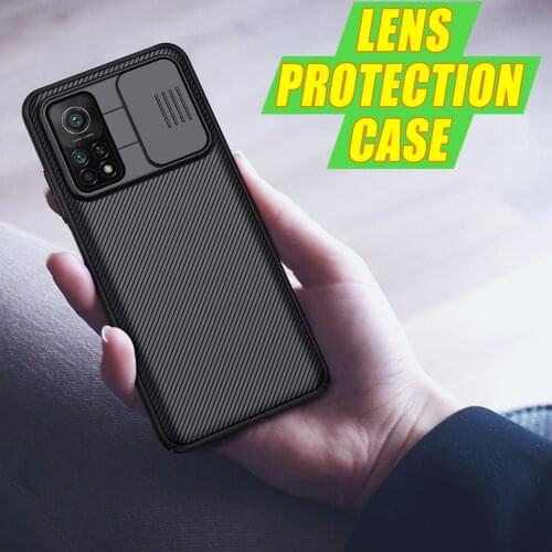 For Xiaomi Mi 10T 5G Case NILLKIN CamShield Case Slide Camera Cover anti-skidding dust-proof Anti-Fingerprints For Mi 10T Pro 5G