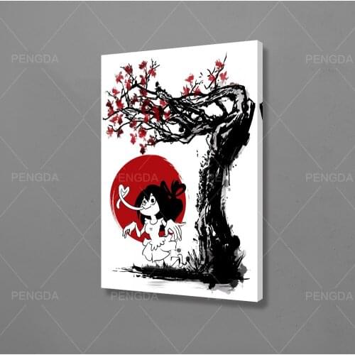 Canvas Prints My Hero Academia Paintings Tree Wall Art Minimalist Poster Modular Anime Picture For Living Room Modern Home Decor
