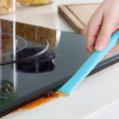 Multi-Function Kitchen Baking Tool Scraper Oil Plate Scraping Oil Scraper Cleaning Tool Kitchen Plastic Can Opener Label Peeler