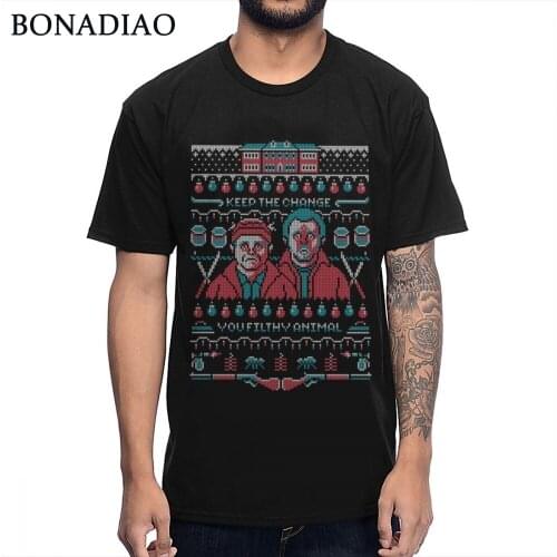 Home Alone Round Neck New Keep The Change Tee Shirt Male Camiseta BONADIAO Homme T Shirt