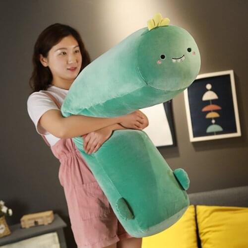 65-120cm Long Teddy Bear Dinosaur Dog Cats Penguin Plush Pillow Stuffed Soft Animals Toys Sofa Cushion Kids Girls Birthday Gift