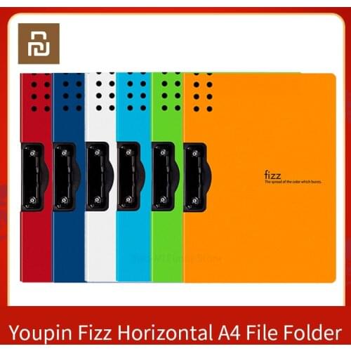 Original mijia youpin folder board fizz horizontal A4 file board clip waterproof 70 pages A4 paper capacity frosted file office