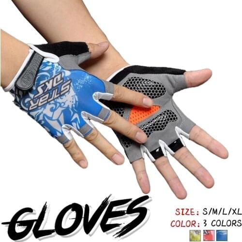 Professional Gym Fitness Gloves Power Weight Lifting Women Men Workout Bodybuilding Cycling Half Finger Hand Protector