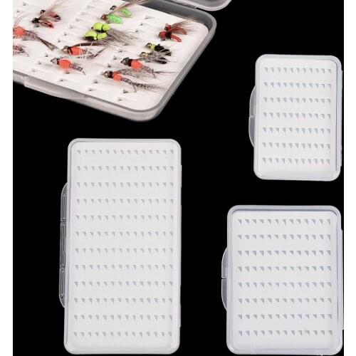 Transparent Fishing Hook Storage Box ABS EVA Case Portable Accessory Fishing Tackle Container Fishhooks Ultra-Thin Boxes