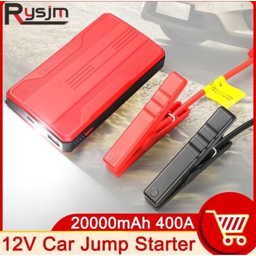 Car Jump Starter Power Bank 12v Output Starting Device Portable Car Battery Charger Emergency Auto Motorcycle Battery Starter