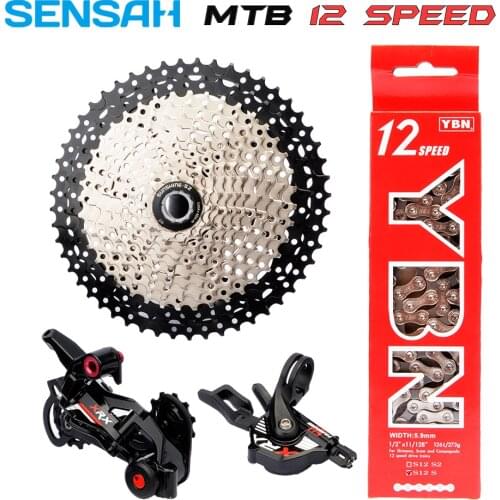 SENSAH bicycle derailleur 12 speed shifter pulley mountain bike components Rear Derailleur bicycle chains XRX