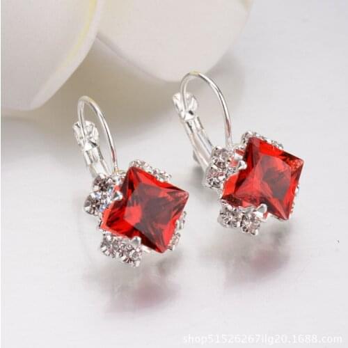 Korean fashion AAA CZ Element Earrings For Women fashion Crystal Earrings Statement Wedding Jewelry aretes de mujer modernos