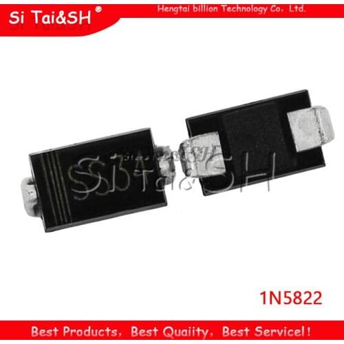 100pcs 1N5822 SMA SS34 smd DO-214ac IN5822 Schottky diode ss34