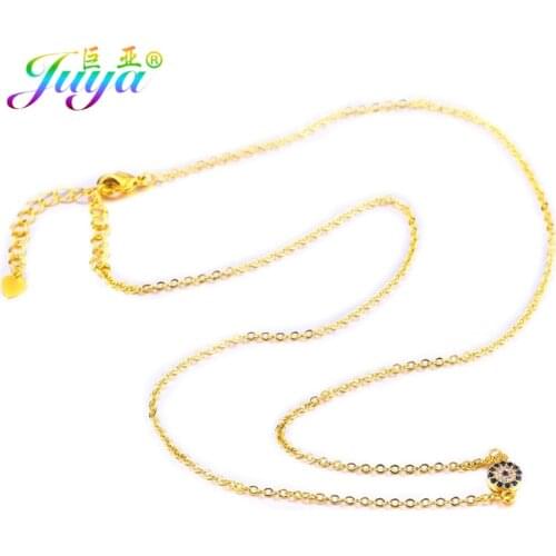 2020 New Arrival Classic Jewelry Necklace Gold /Rose Gold Blue Zircon Greek Evil Eye Necklace Jewelry For Women Gift