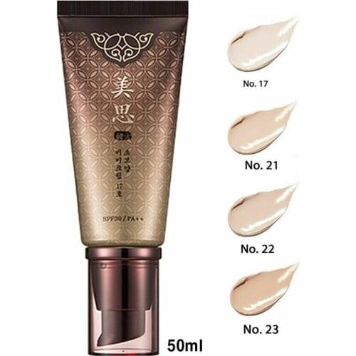 MISSHA MISA Cho Bo Yang BB Cream 50ml Moisturizing Oil-control Concealer Matte Moisturizer Face Base BB CC Cream Korea Cosmetics