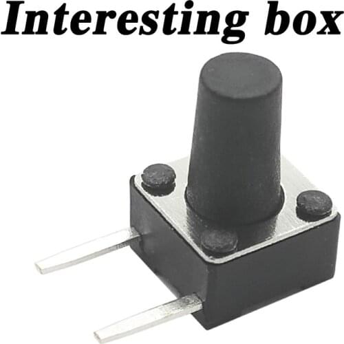 Free shippingTS-D007 touch switch 6*6*9.0 side two foot patch button 6x6x9.0 custom stainless steel DIY handmade accessories