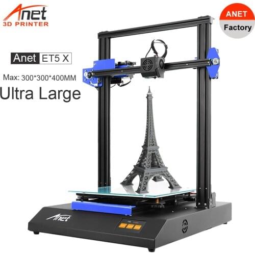Big Size 3D Printe Anet ET5X FDM Imprimante 3D With Auto Bed Leveling Max 300*300*400MM Fast heating Support Open Source Marlin
