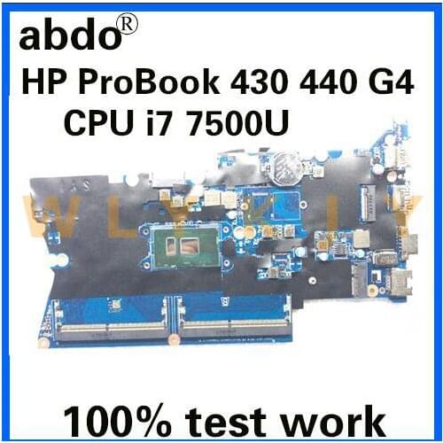 DA0X81MB6E0 905797-601 905797-001 For HP ProBook 430 440 G4 Notebook Motherboard CPU i7 7500U DDR4 100% Test Work